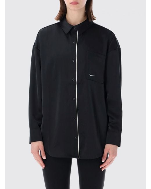 Nike Blue Satin Shirt