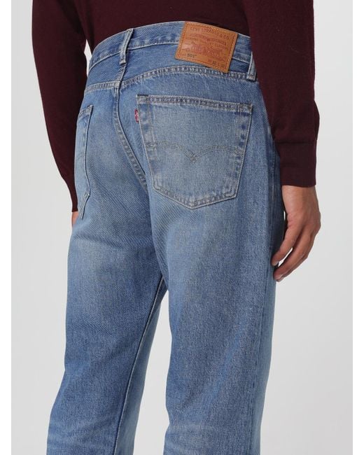 Levi's Blue Cotton Denim Jeans for men