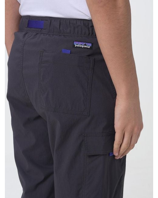 Patagonia Blue Stretch Nylon Cargo Trousers for men