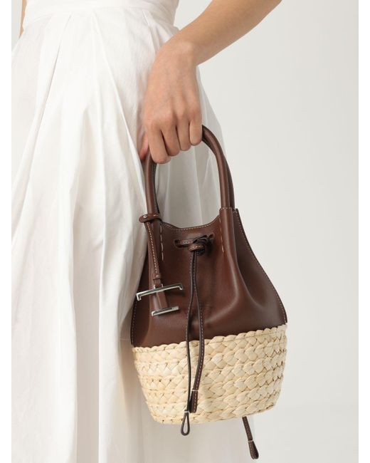 Borsa di Tod's in Metallic