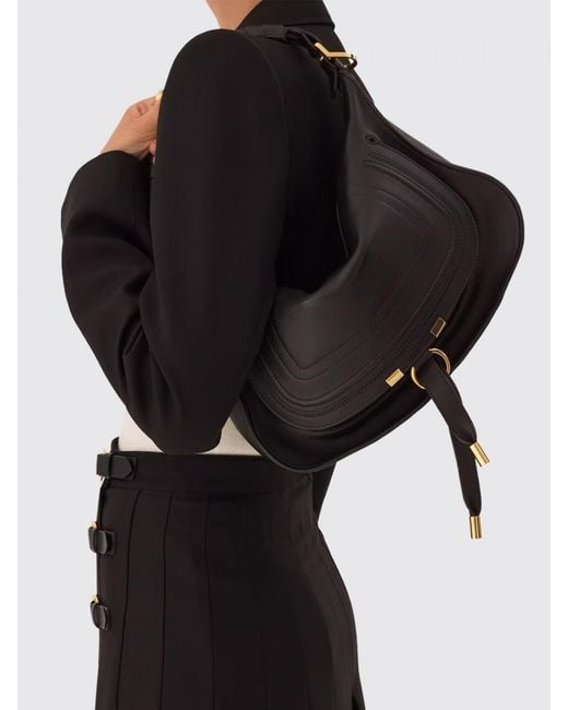 Chloé Black ChloÉ Marcie Small Ledertasche