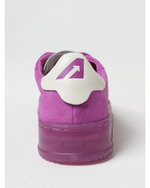 Autry Purple Dallas Suede Sneakers