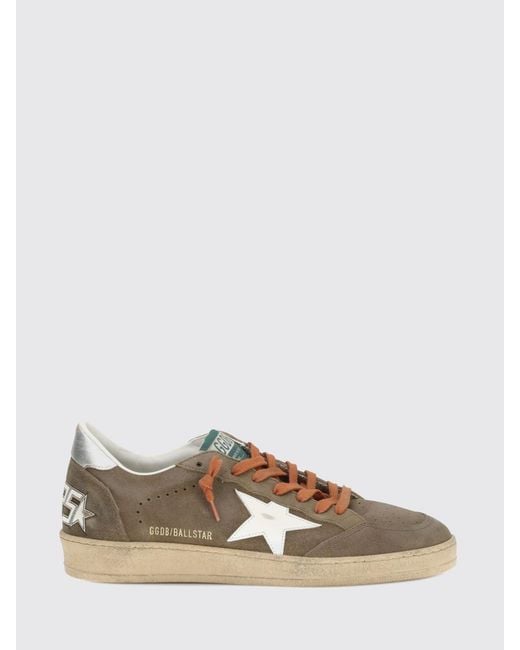 Golden Goose Deluxe Brand Brown Ball Star Sneakers for men