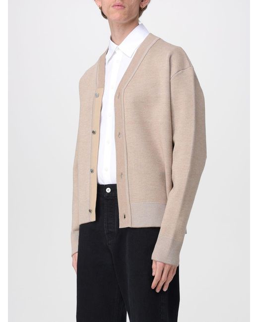 Jacquemus Natural Merino Wool Cardigan for men