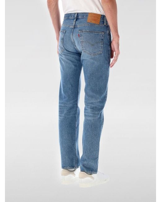 Levi's Blue Cotton Denim Jeans for men