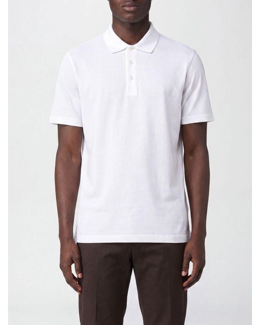 Herno White Polo Shirt for men