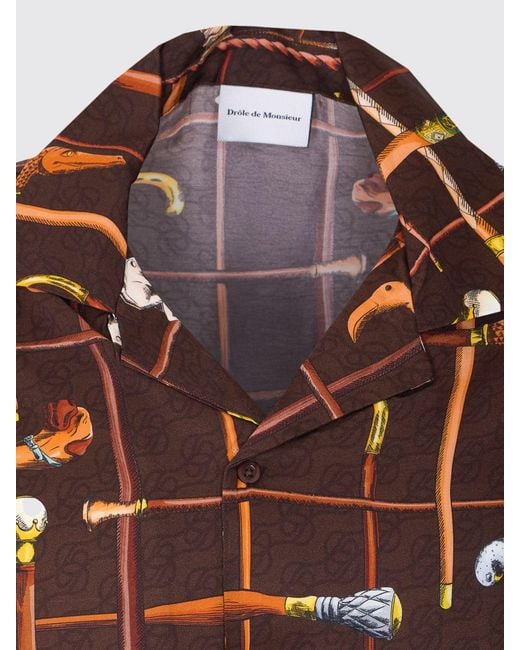 Drole de Monsieur Black Shirt for men