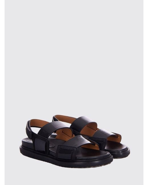 Marni White Leather Sandals