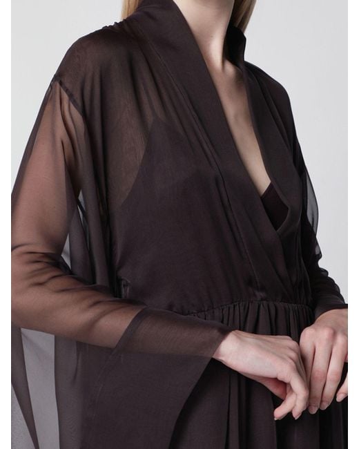 Alberta Ferretti Brown Dress