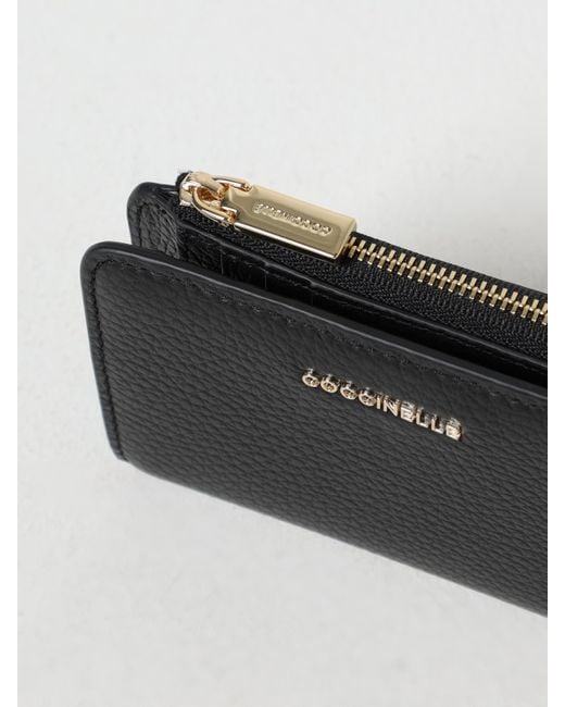 Coccinelle Black Grained Leather Wallet