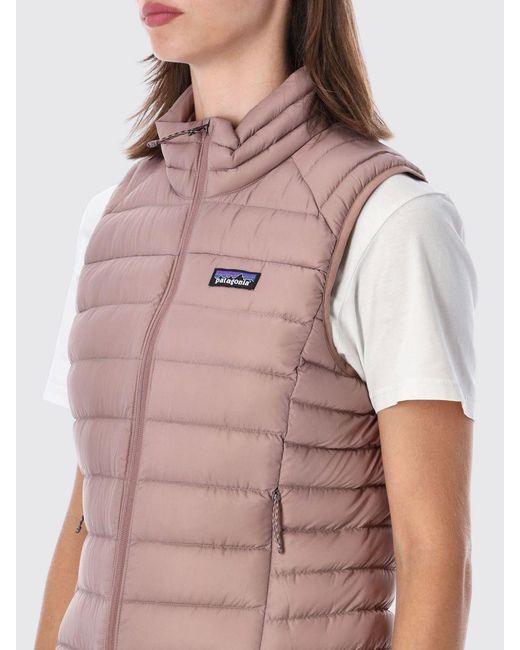 Patagonia Blue Slim Fit Down Sweater Quilted Vest