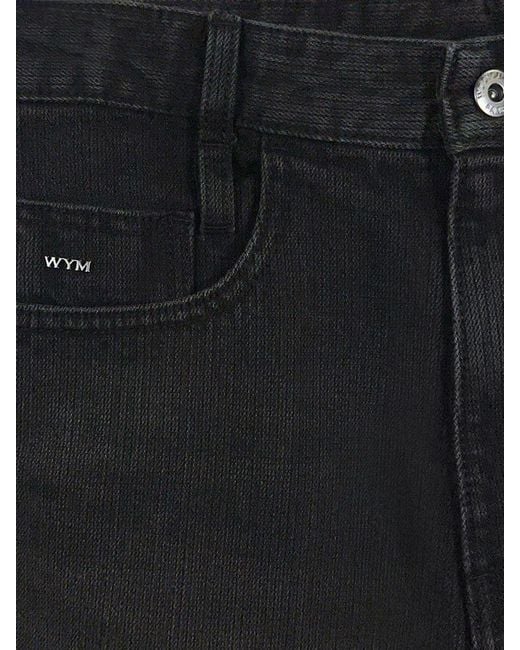 Wooyoungmi Blue Straight-Fit 5-Pocket Jeans for men