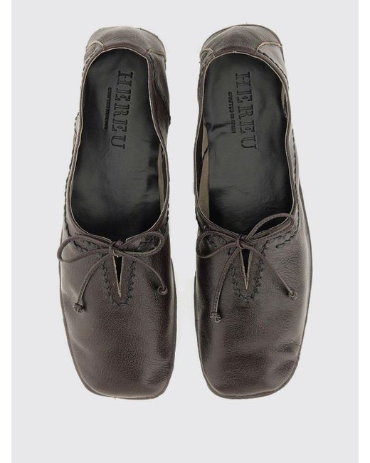 Hereu Brown Flat Shoes