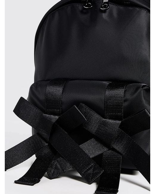 Simone Rocha Black Utility Bow Backpack