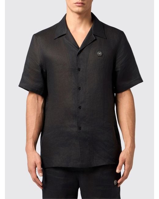 Philipp Plein Black Shirt for men