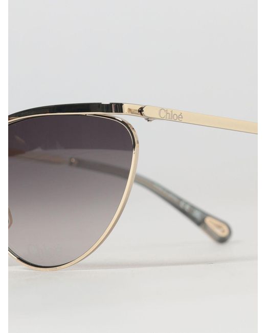 Chloé Natural ChloÉ Uma Metal Sunglasses