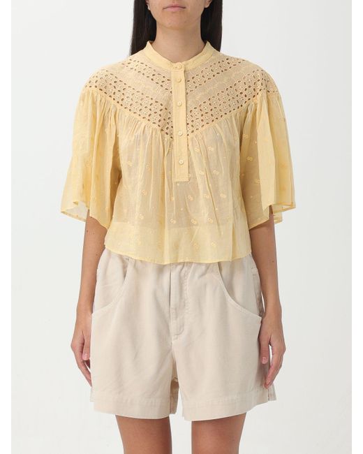 Blusa in cotone di Isabel Marant in Natural