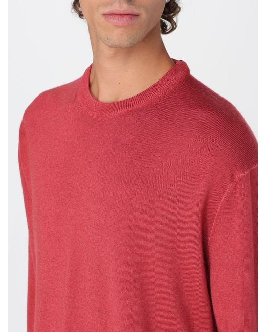 Paul & Shark Red Paul &Amp Shark Jumper for men