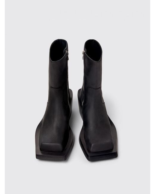 Camper Black Quetal Boots Leather for men