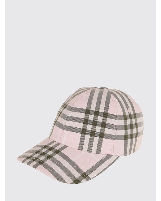 Burberry Natural Vintage Check Cotton Baseball Cap