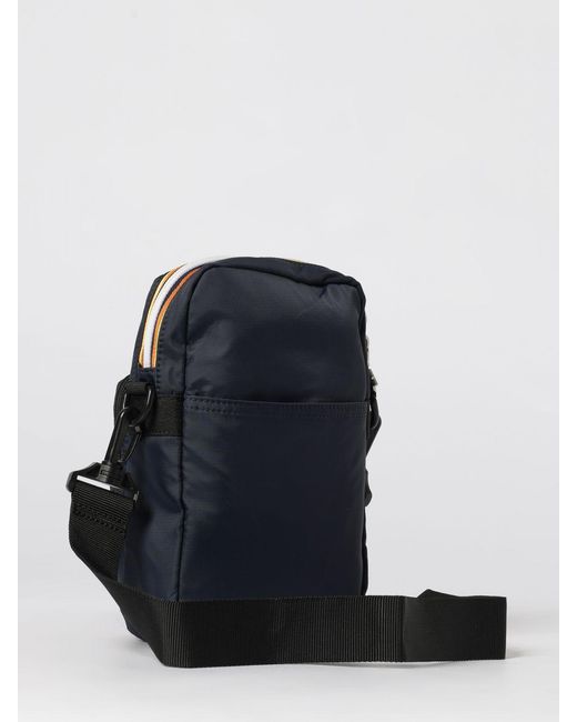 K-Way Blue Erloy Ripstop Nylon Belt Bag for men