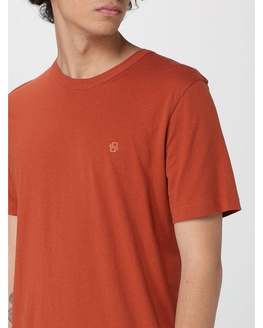 T-Shirt Basic di Boss in Red da Uomo