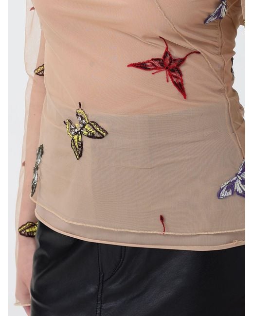 Blumarine Natural Jersey Top