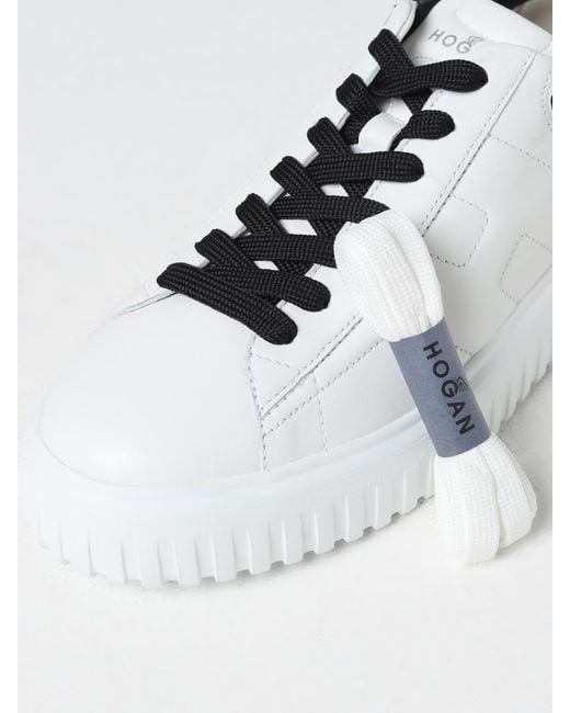 Baskets H-Stripes En Cuir Hogan pour homme en coloris White