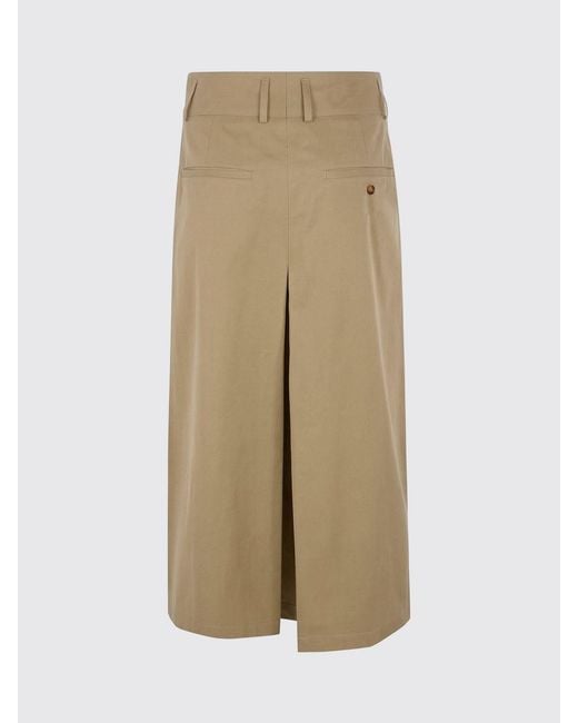 Filippa K Natural Cotton Tailored Skirt