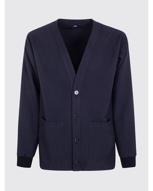 Herno Blue Sweater for men