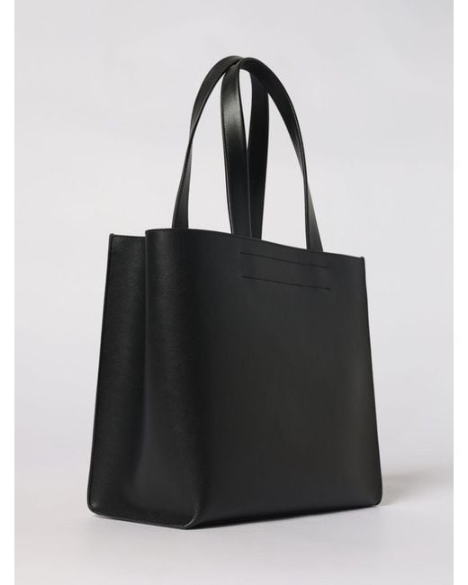 Furla Black Divide Leather Bag