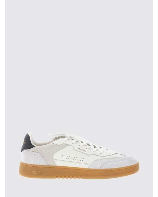 Axel Arigato White Dice T-Toe Leather Sneakers With Contrast Details for men