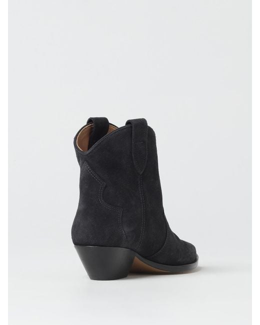 Botines Planos Mujer Isabel Marant de color Black