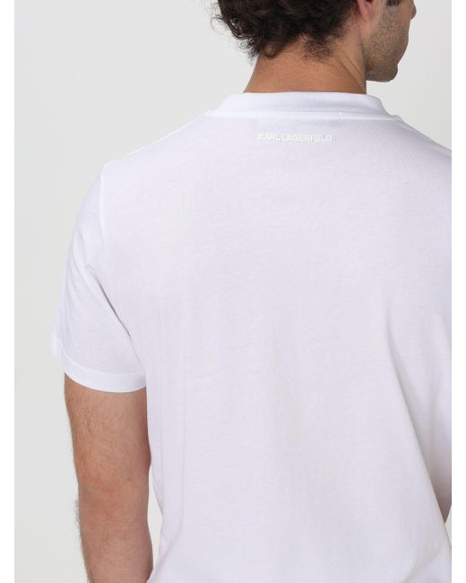 Karl Lagerfeld White T-shirt for men