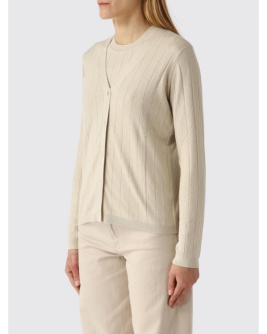 Max Mara Natural Cotton And Silk Cardigan