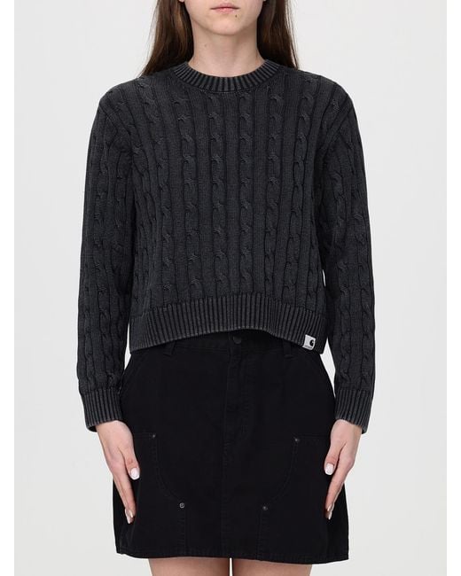 Carhartt Black Cotton Crewneck Sweater