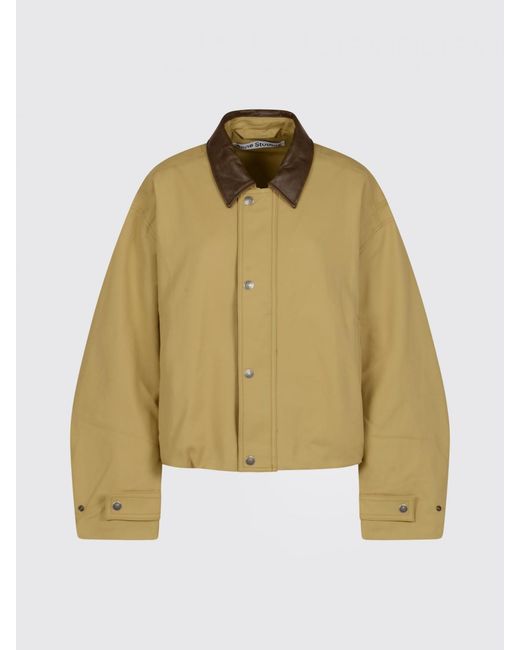 Acne Blue Organic Cotton Shirt Jacket for men