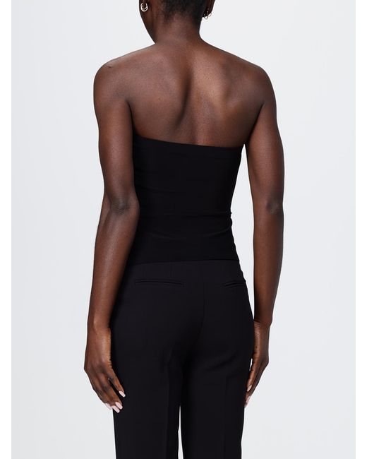 Norma Kamali Black Jersey Top