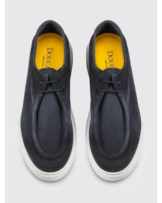 Baskets En Daim Doucal's pour homme en coloris White