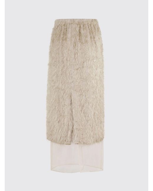 Alysi White Skirt