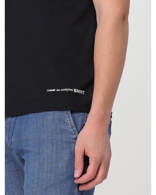 Camiseta Hombre Comme des Garçons de hombre de color Black
