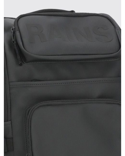 Rains Gray Texel Cargo Backpack for men