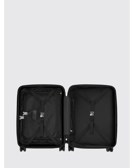 Fpm Milano Black Bank Spinner Otr Suitcase for men