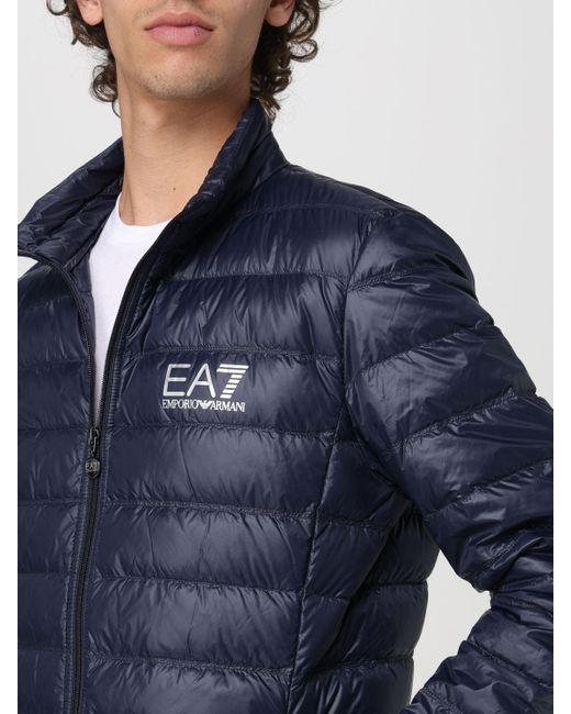 Manteau EA7 pour homme en coloris Blue