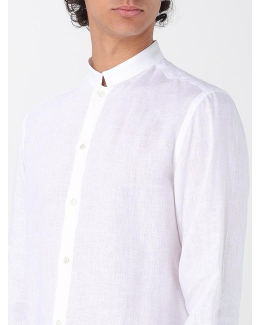 Kampos White Classic Linen Shirt for men