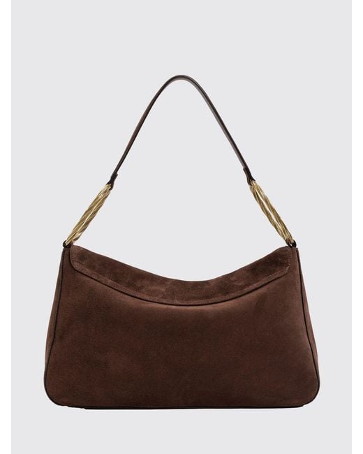 Twinset Brown Liliane Suede Bag