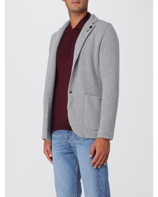 Jersey Hombre Lardini de hombre de color Gray