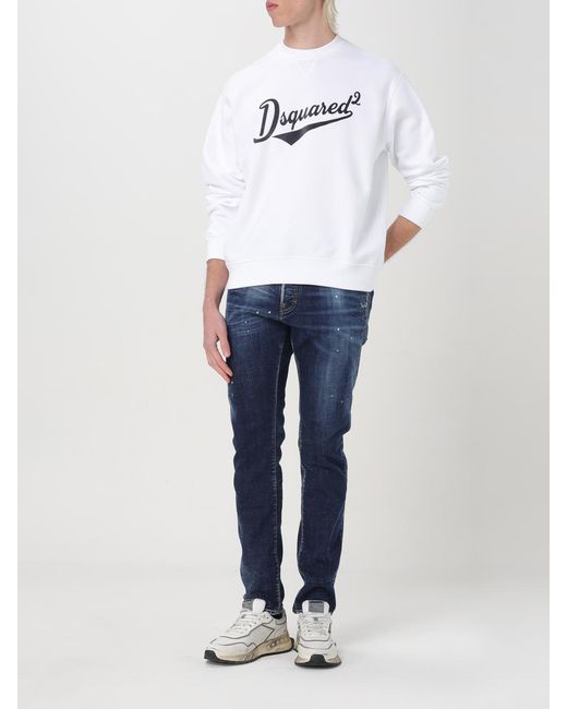 DSquared² White Sweatshirt for men
