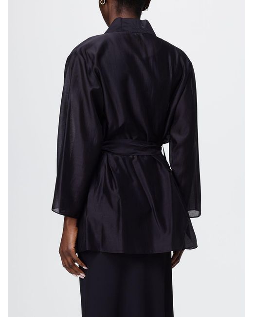 Hanita Blue Tulle Robe Blazer
