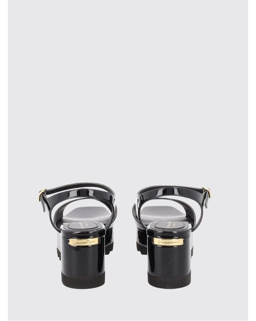 Stella McCartney White Synthetic Leather Wedge Sandals